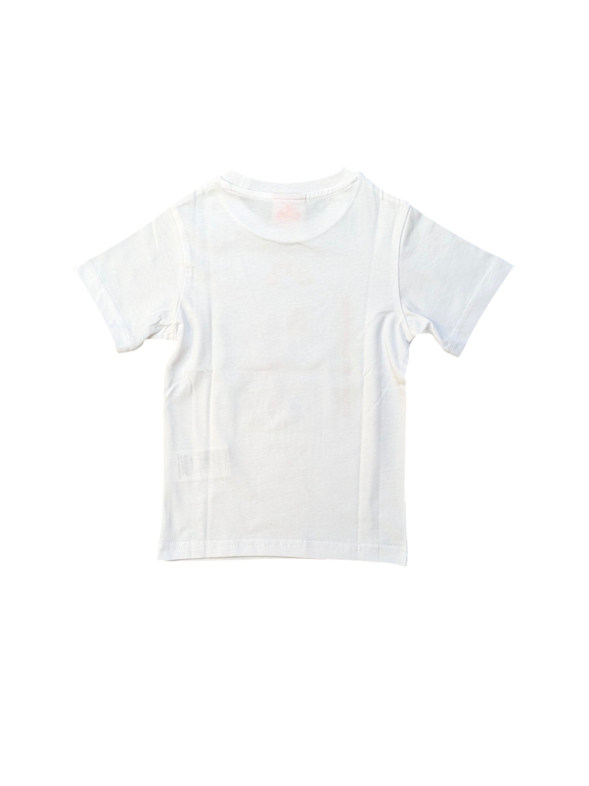T-shirt bianca con stampa Sundek