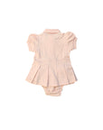 Abito rosa con culotte Lacoste