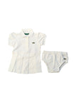 Abito bianco con culotte Lacoste
