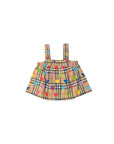 Top check con stampa cuori Burberry