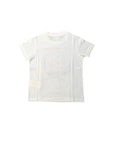 T-shirt bianca con stampa logo Fendi