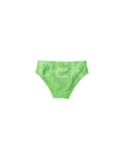 Costume slip verde fluo con dettagli logo Sundek