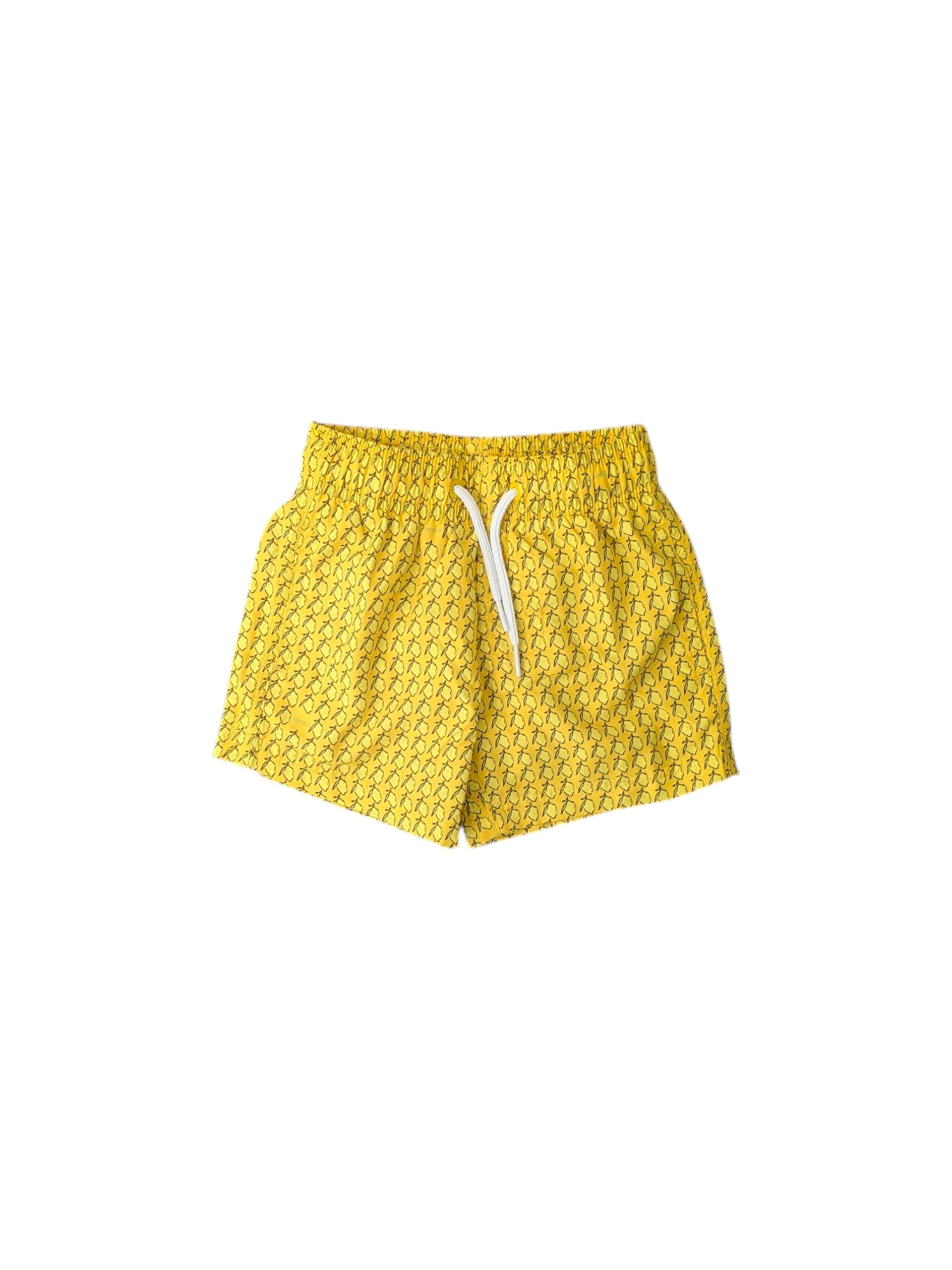 Costume giallo con stampa limoni Sundek