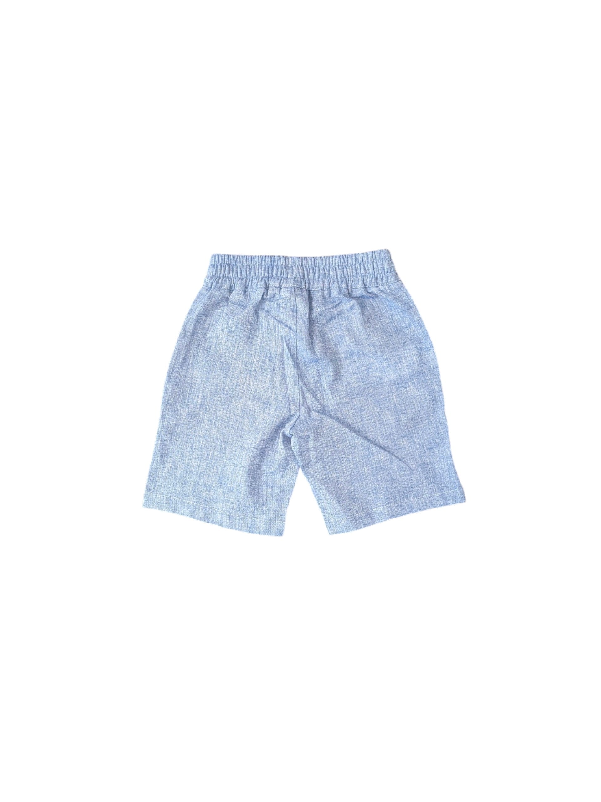 Pantaloncino azzurro in misto lino Atipico
