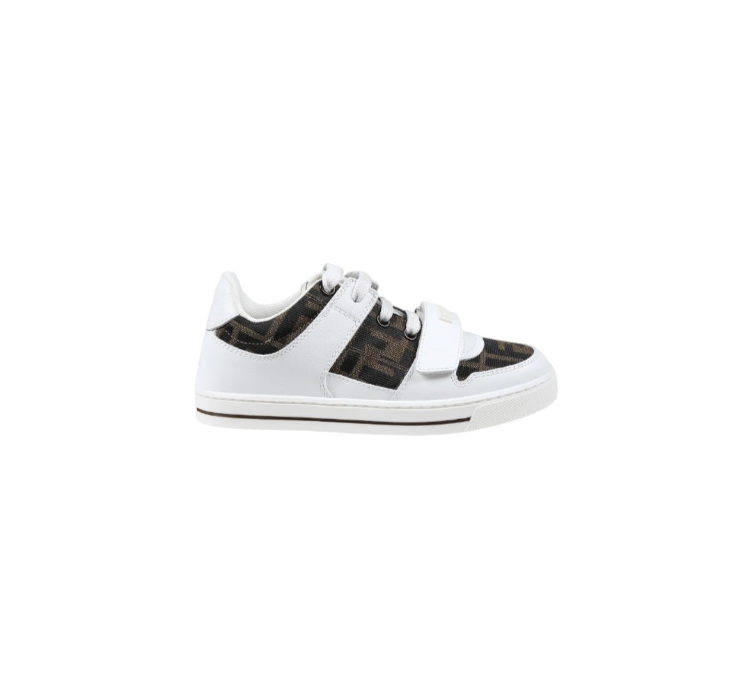 Scarpe bianche con logo FF Fendi