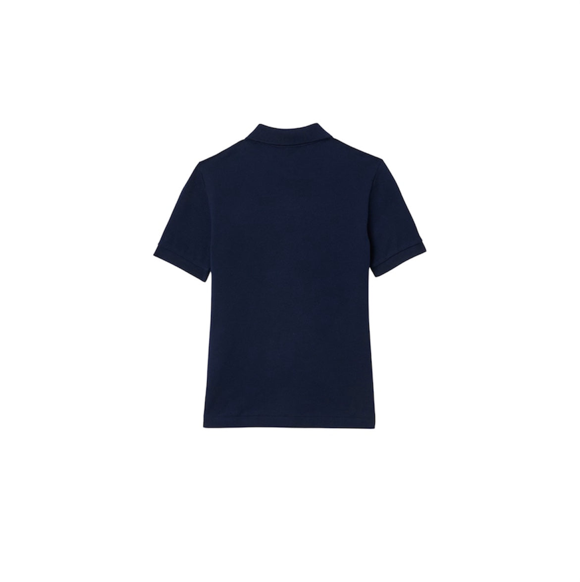 Polo blu navy con patch logo Lacoste