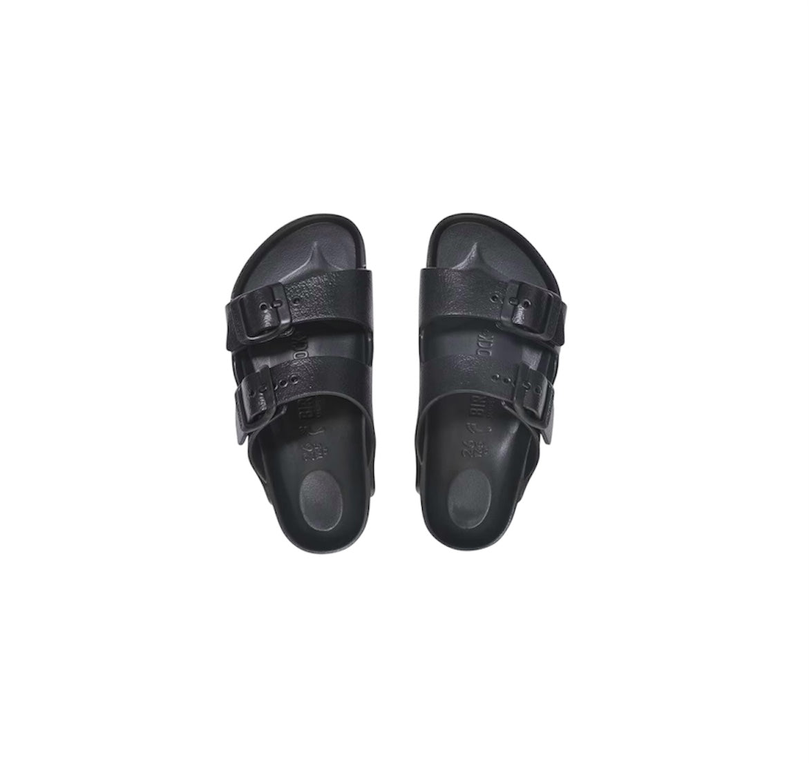Sandali Arizona EVA in gomma neri Birkenstock