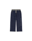 Jeans blu con stampa laterale Dolce & Gabbana