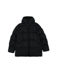 Giubbino nero con patch logo Stone Island