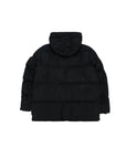 Giubbino nero con patch logo Stone Island