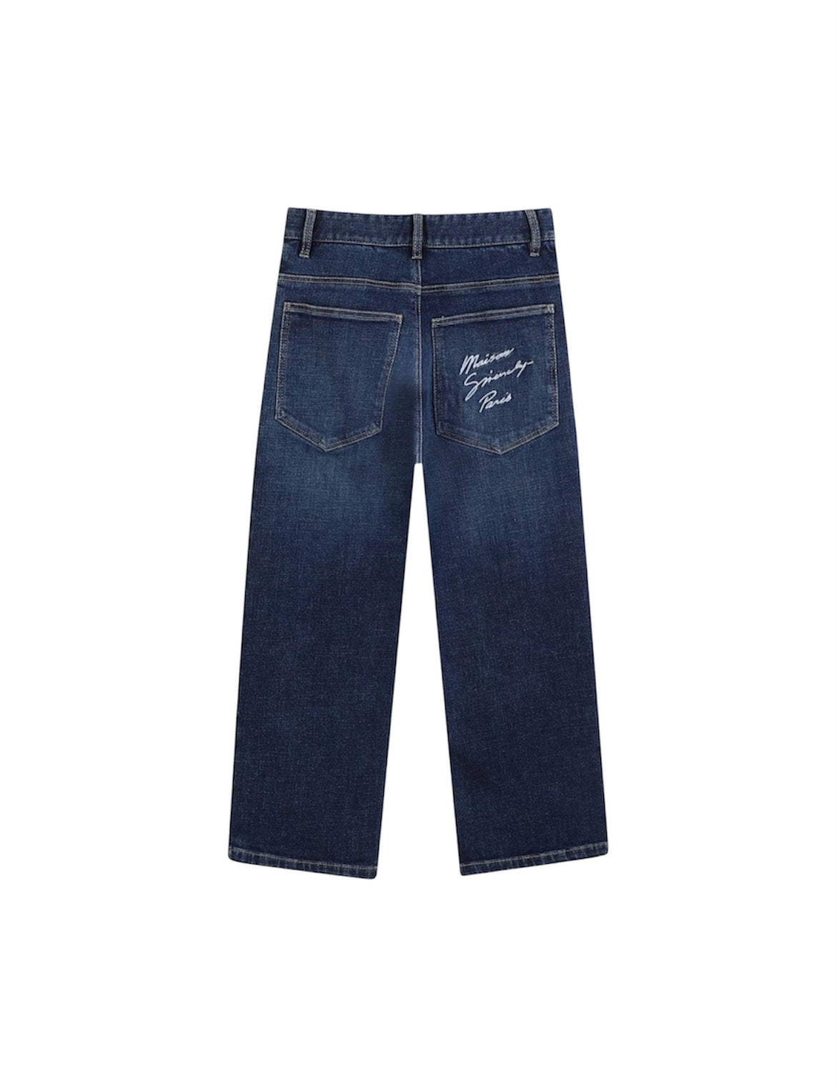 Jeans blu con dettagli cuciti Givenchy