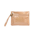 Pochette beige con logo Sundek gommato