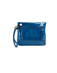 Pochette blu con logo Sundek gommato