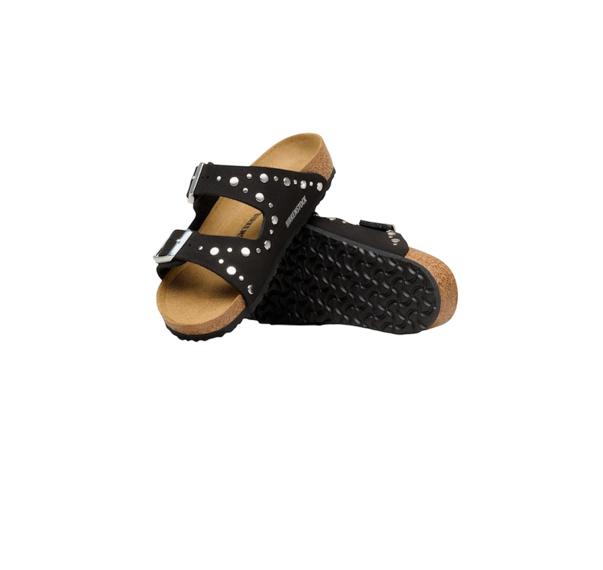 Sandali Arizona nero con borchie Birkenstock
