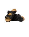 Sandali Arizona nero con borchie Birkenstock
