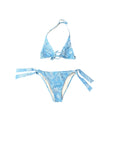 Costume bikini azzurro con dettagli Sundek