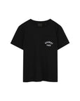 T-shirt nera con dettaglio logo cucito Givenchy