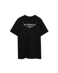 Abito nero con stampa logo Givenchy