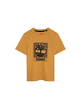 T-shirt ocra con stampa logo Timberland