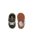 Scarpe verdi con stampa logo Vans