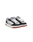 Scarpe grigie e nere con dettagli logo Vans