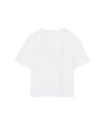T-shirt bianca con stampa rossa Lanvin