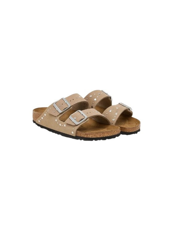 Sandali Arizona beige con borchie Birkenstock