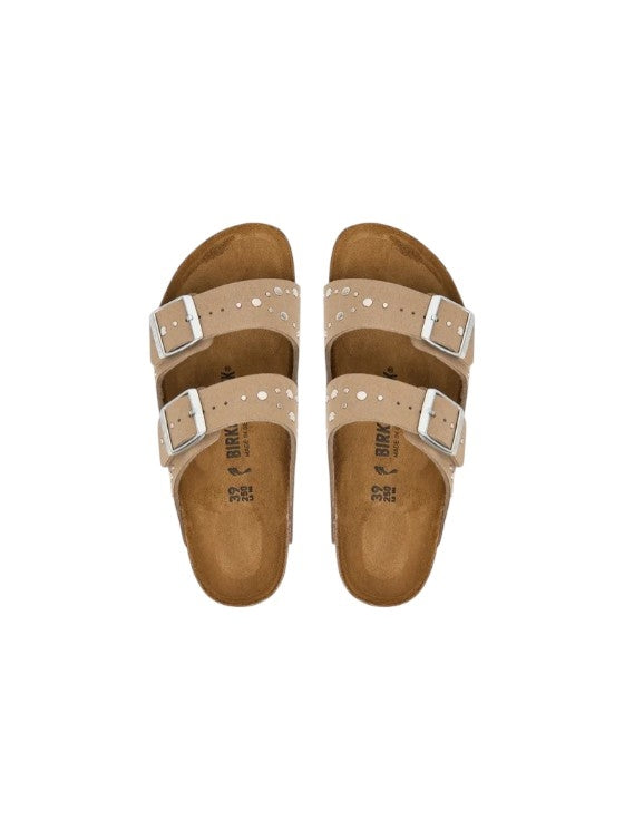Sandali Arizona beige con borchie Birkenstock