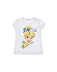 T-shirt bianca con stampa Trilly Disney x Monnalisa